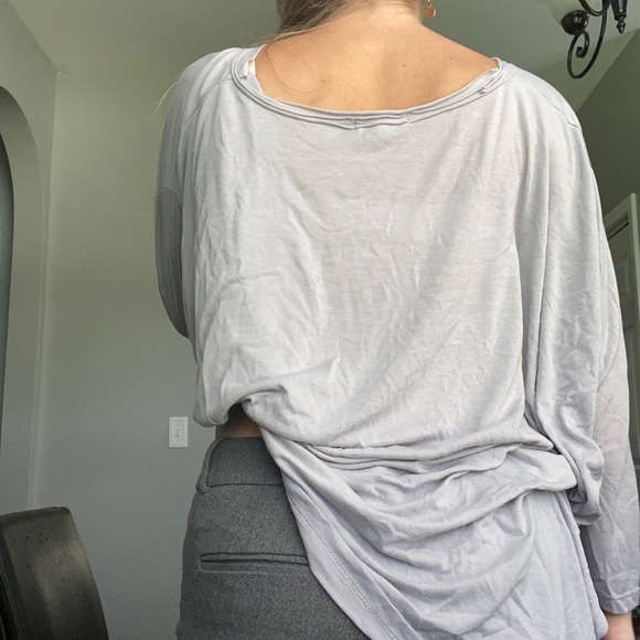Long sleeve cozy flowy top - Picture 2 of 2